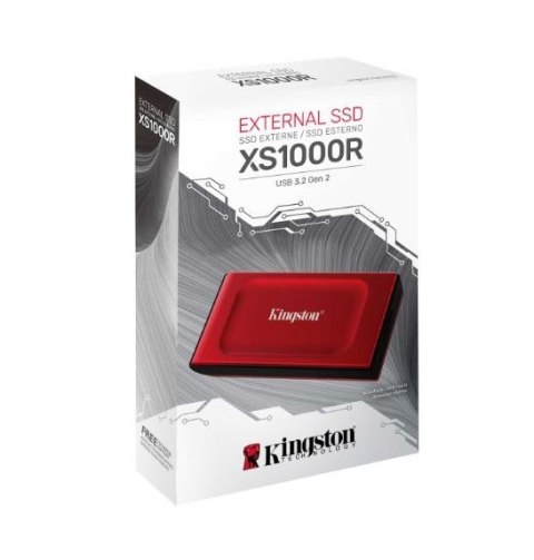 Dysk SSD XS1000R 2TB USB3.2 Gen2.2 Zewnętrzny Red Dysk SSD XS1000R 2TB USB3.2 Gen2.2 Zewnętrzny Red