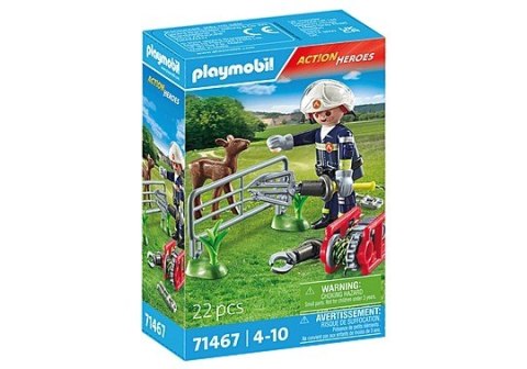Zestaw figurek Action Heroes 71467 Straż pożarna - Ratowanie zwierząt Zestaw figurek Action Heroes 71467 Straż pożarna - Ratowanie zwierząt
