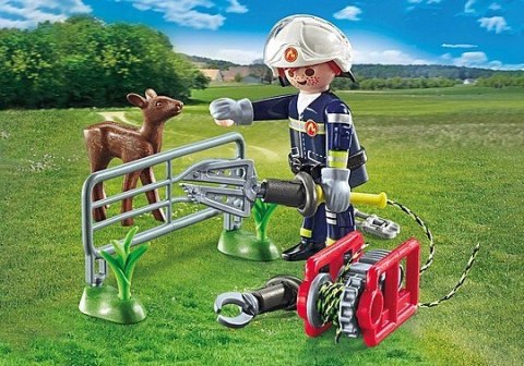 Zestaw figurek Action Heroes 71467 Straż pożarna - Ratowanie zwierząt Zestaw figurek Action Heroes 71467 Straż pożarna - Ratowanie zwierząt