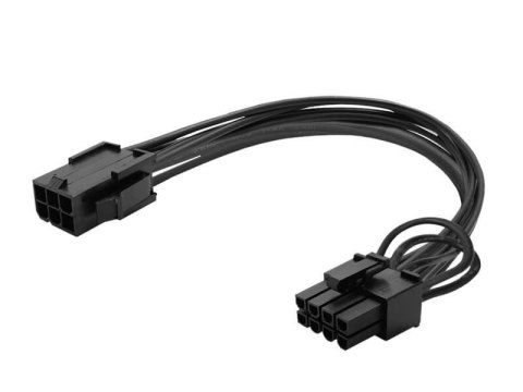 Kabel zasilający 6 pin - 8 pin (6+2) PCI Express, AK-49 Kabel zasilający 6 pin - 8 pin (6+2) PCI Express, AK-49