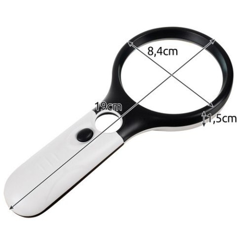 Lupa z podświetleniem LED Izoxis 22670 Izoxis Lupa z podświetleniem LED Izoxis 22670 Izoxis