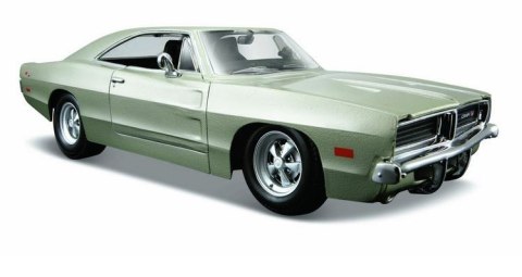 Model kompozytowy Dodge Charger R/T 1969 srebrny Model kompozytowy Dodge Charger R/T 1969 srebrny