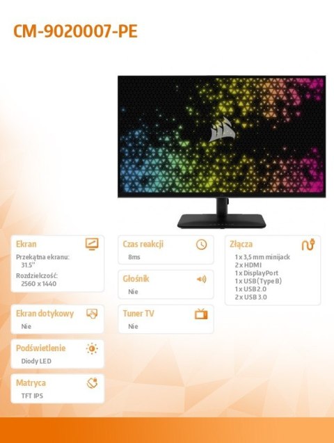 Monitor Xeneon 315QHD165 IPS QHD Monitor Xeneon 315QHD165 IPS QHD