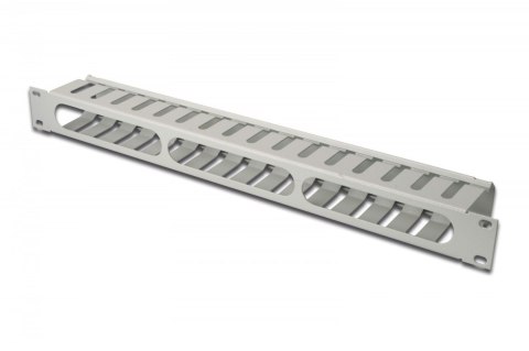 Organizator wspornik kablowy ze zdejmowaną pokrywą 1U typu Dukt 40x70, RAL 7035 Organizator wspornik kablowy ze zdejmowaną pokrywą 1U typu Dukt 40x70, RAL 7035