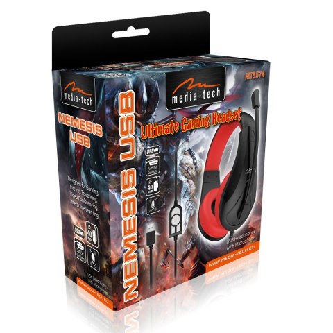 Słuchawki USB NEMESIS MT3574 Słuchawki USB NEMESIS MT3574