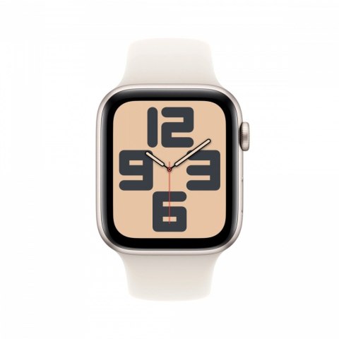 Watch SE GPS + Cellular, koperta 44 mm z aluminium w kolorze księżycowej poświaty z paskiem sportowym w kolorze księżycowej pośw Watch SE GPS + Cellular, koperta 44 mm z aluminium w kolorze księżycowej poświaty z paskiem sportowym w kolorze księżycowej pośw