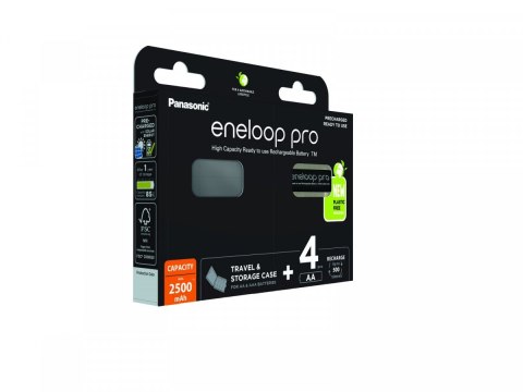 Eneloop PRO akumulator 2500 mAh AA 4szt+pudełko Eneloop PRO akumulator 2500 mAh AA 4szt+pudełko