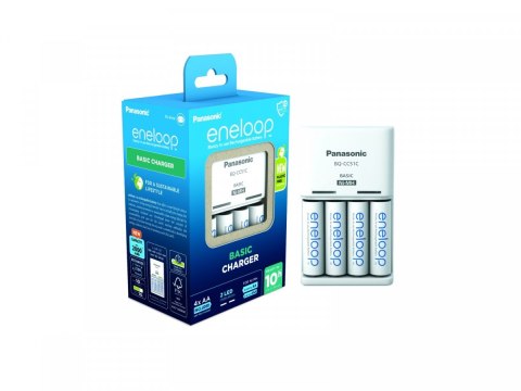 Eneloop ładowarka Basic BQCC51 + AA 4 sztuki Eneloop ładowarka Basic BQCC51 + AA 4 sztuki