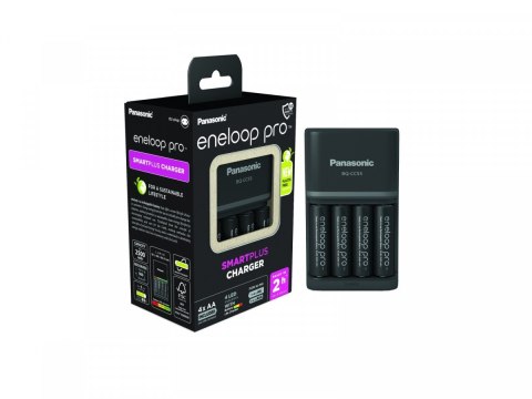 Eneloop ładowarka Smart and Quick BQCC55+4AA Pro Eneloop ładowarka Smart and Quick BQCC55+4AA Pro