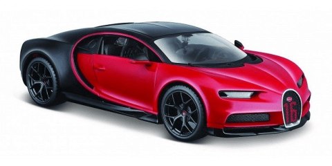 Model kompozytowy Bugatti Chiron sport czarno-czerwony Model kompozytowy Bugatti Chiron sport czarno-czerwony