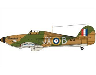 Model plastikowy Hawker Hurricane Mk.1 1:48 Model plastikowy Hawker Hurricane Mk.1 1:48