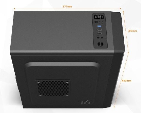 Obudowa T6 ATX Mid Tower PC Case 120mm fan ODD Obudowa T6 ATX Mid Tower PC Case 120mm fan ODD