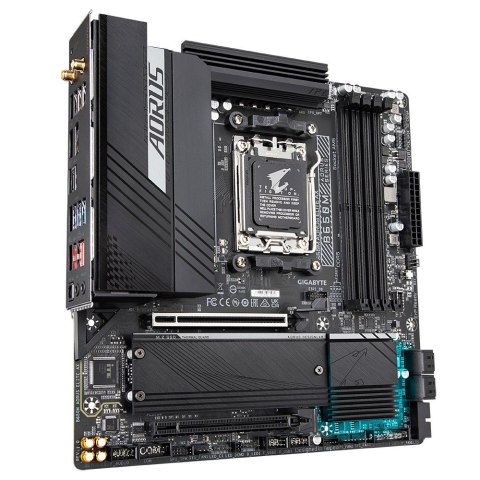 Płyta główna B650M AORUS ELITE AX AM5 4DDR5 HDMI/DP mATX Płyta główna B650M AORUS ELITE AX AM5 4DDR5 HDMI/DP mATX