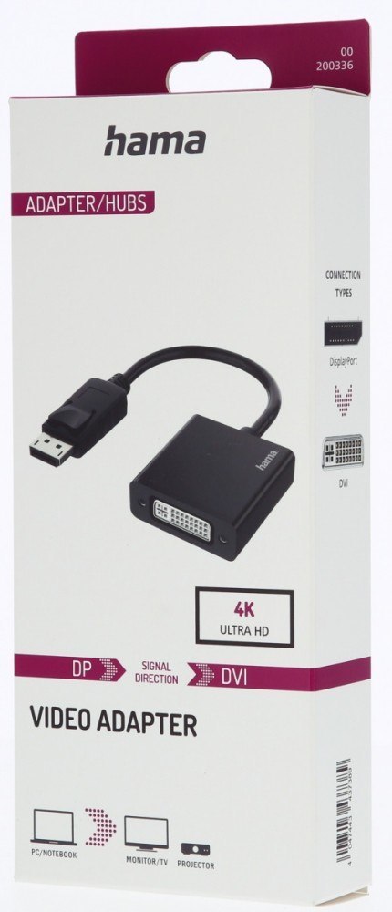 Adapter DisplayPort WT-DVI GN 4K Adapter DisplayPort WT-DVI GN 4K