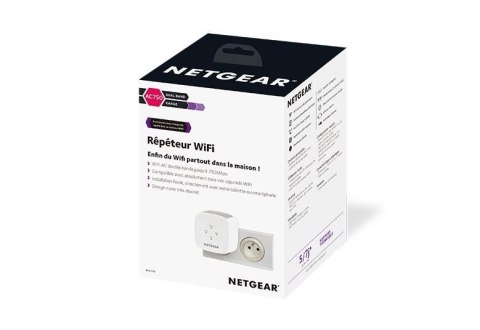 Wzmacniacz sygnału EX3110 AC750 Wall Plug WiFi Extender Wzmacniacz sygnału EX3110 AC750 Wall Plug WiFi Extender