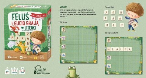 Gra Feluś i Gucio grają w literki Gra Feluś i Gucio grają w literki