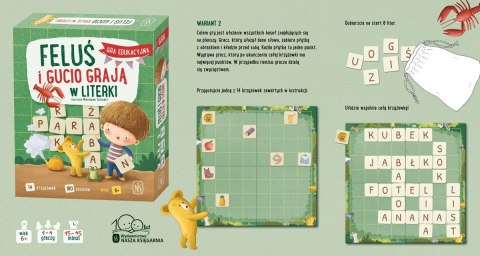 Gra Feluś i Gucio grają w literki Gra Feluś i Gucio grają w literki