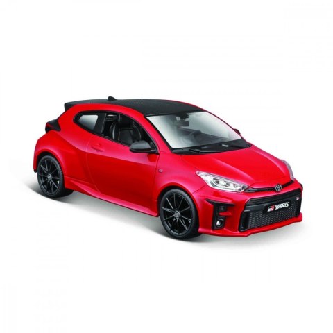 Model metalowy Toyota Yaris 2021 czerwony 1/24 Model metalowy Toyota Yaris 2021 czerwony 1/24