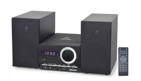 Wieża HELIOS Bluetooth CD USB Pilot Czarna Wieża HELIOS Bluetooth CD USB Pilot Czarna