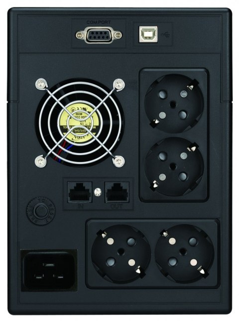 Zasilacz Line-Interactive 3000VA SCL 4xSchuko, RJ11/RJ45 IN/OUT, USB, LCD Zasilacz Line-Interactive 3000VA SCL 4xSchuko, RJ11/RJ45 IN/OUT, USB, LCD