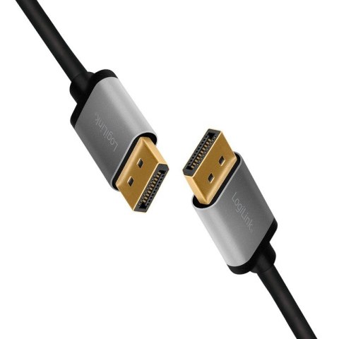 Kabel DisplayPort 4K/60 Hz,DP/M do DP/M,alu. 5m Kabel DisplayPort 4K/60 Hz,DP/M do DP/M,alu. 5m