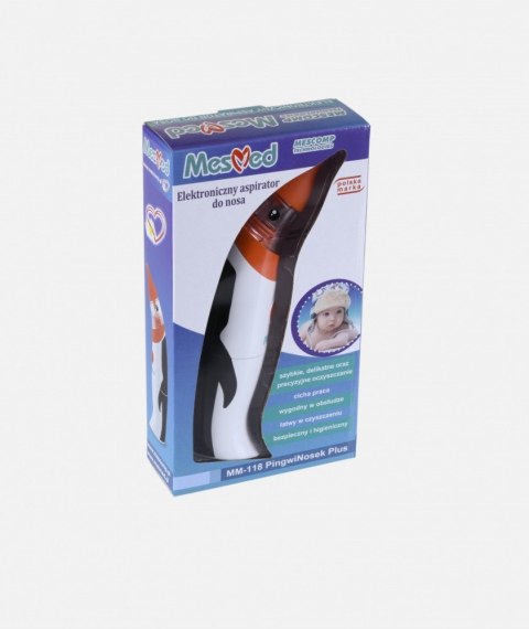 Aspirator elektroniczny do nosa MM-118 Pingwinosek Aspirator elektroniczny do nosa MM-118 Pingwinosek
