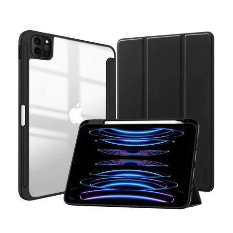 Etui PrimeFolio do iPad Pro 11 (2022-2021) iPad Air 11 M2 (2024) iPad Air 10.9 (5-4 gen.) czarne/przezroczyste Etui PrimeFolio do iPad Pro 11 (2022-2021) iPad Air 11 M2 (2024) iPad Air 10.9 (5-4 gen.) czarne/przezroczyste