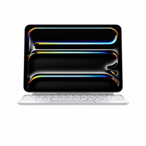 Klawiatura Magic Keyboard do iPada Pro 11 cali (M4) - angielski (międzynarodowy) - biała Klawiatura Magic Keyboard do iPada Pro 11 cali (M4) - angielski (międzynarodowy) - biała