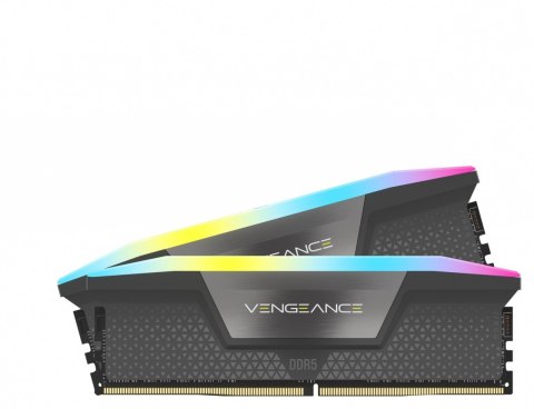 Pamięć DDR5 Vengeance RGB 32GB/6400 (2*16GB) CL36 AMD EXPO & Intel XMP Pamięć DDR5 Vengeance RGB 32GB/6400 (2*16GB) CL36 AMD EXPO & Intel XMP