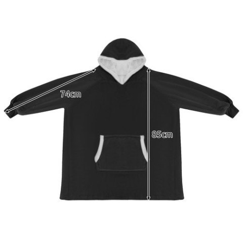 Bluza XXL - koc czarny Ruhhy 24403 Ruhhy Bluza XXL - koc czarny Ruhhy 24403 Ruhhy