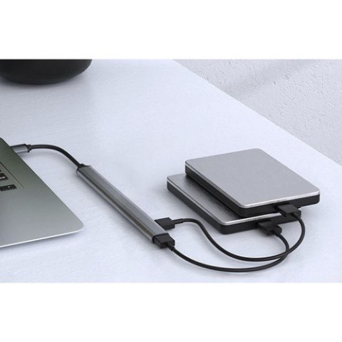 HUB USB- 1 port 3.2 + 6 portów 2.0 Izoxis 24374 Iso Trade