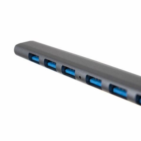 HUB USB- 1 port 3.2 + 6 portów 2.0 Izoxis 24374 Iso Trade