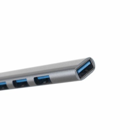 HUB USB- 1 port 3.2 + 6 portów 2.0 Izoxis 24374 Iso Trade