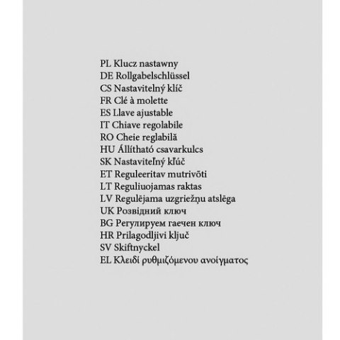 Klucz nastawny Bigstren 24283 Bigstren Klucz nastawny Bigstren 24283 Bigstren