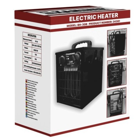 Nagrzewnica elektryczna- farelka Kaminer 24361 Kaminer Nagrzewnica elektryczna- farelka Kaminer 24361 Kaminer