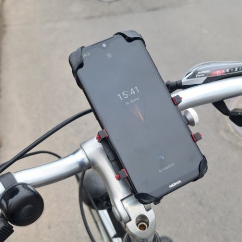 Uchwyt rowerowy na telefon z gumką U24907 Trizand Uchwyt rowerowy na telefon z gumką U24907 Trizand