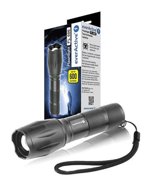 Latarka ręczna diodowa LED 600 lumenów FL600 dioda CREE XM-L2