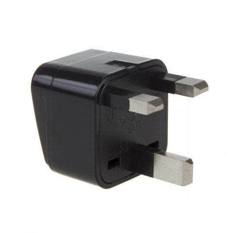 Adapter gniazdo EU na wtyk UK MCE154 Czarny Adapter gniazdo EU na wtyk UK MCE154 Czarny