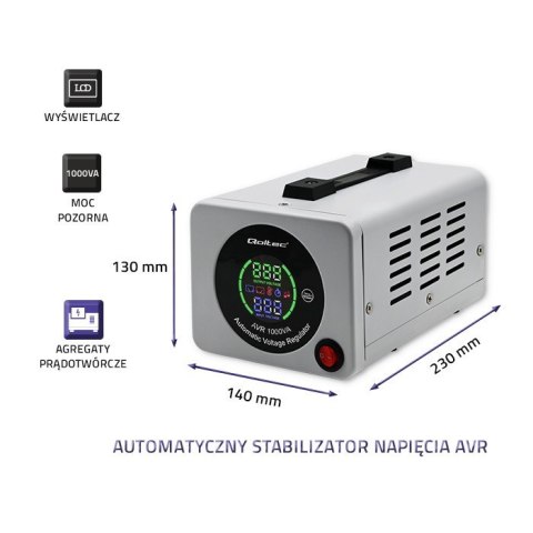 Automatyczny stabilizator napięcia AVR 1000VA Automatyczny stabilizator napięcia AVR 1000VA