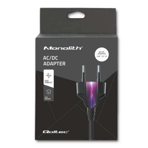 Zasilacz desktopowy 60W | 12V | 5A | 5.5*2.1 |+kabel zasilajcy Zasilacz desktopowy 60W | 12V | 5A | 5.5*2.1 |+kabel zasilajcy
