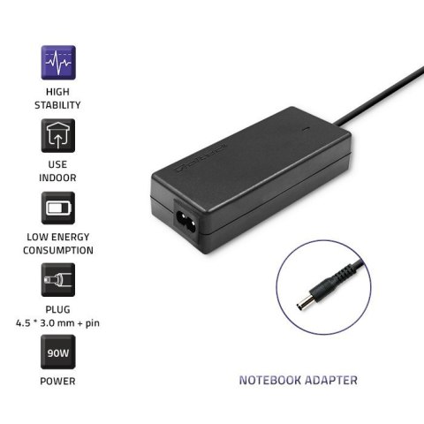 Zasilacz do Dell 90W | 19.5V | 4.62A | 4.5*3.0+pin Zasilacz do Dell 90W | 19.5V | 4.62A | 4.5*3.0+pin