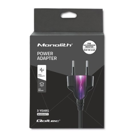 Zasilacz do monitora Samsung | 42W | 14V | 3A | 6.5*4.4 |+ kabel zasilający Zasilacz do monitora Samsung | 42W | 14V | 3A | 6.5*4.4 |+ kabel zasilający