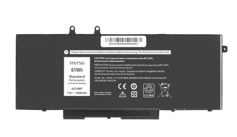 Bateria 4GVMP do Dell Latitude 5400 5500 5510 8000 mAh (61 Wh) 7.6V (7.4V) Bateria 4GVMP do Dell Latitude 5400 5500 5510 8000 mAh (61 Wh) 7.6V (7.4V)