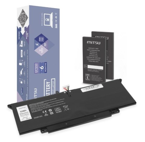 Bateria JHT2H do Dell Latitude 7410 2-in-1 7310 2-in-1 P33S P34S 6800 mAh (52 Wh) 7.7V Bateria JHT2H do Dell Latitude 7410 2-in-1 7310 2-in-1 P33S P34S 6800 mAh (52 Wh) 7.7V