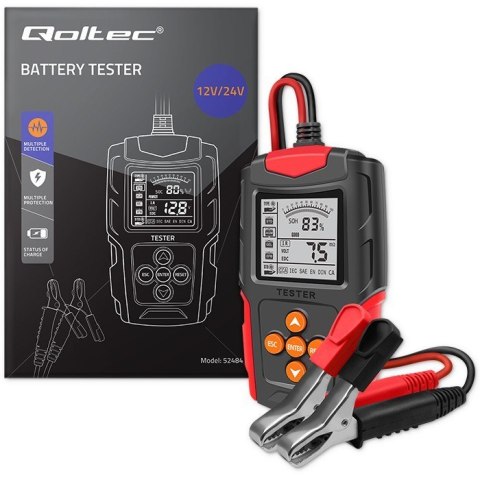 Cyfrowy tester akumulatora z wyświetlaczem LCD | 12V | 24V | 3Ah-200Ah Cyfrowy tester akumulatora z wyświetlaczem LCD | 12V | 24V | 3Ah-200Ah