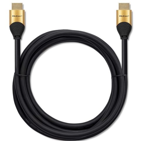 Kabel HDMI v2.1 Ultra High Speed 8K | 60Hz | 26AWG | 5m Złoty Kabel HDMI v2.1 Ultra High Speed 8K | 60Hz | 26AWG | 5m Złoty
