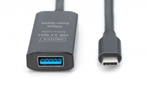 Kabel przedłużający aktywny, USB 3.0 5Gbps, USB-C - USB-A, 5m Kabel przedłużający aktywny, USB 3.0 5Gbps, USB-C - USB-A, 5m