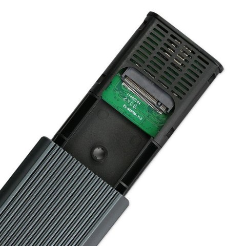 Obudowa na dysk M.2 SSD | NVMe | PCIe | USB3.1 | 10Gb/s | 4TB | Grafit Obudowa na dysk M.2 SSD | NVMe | PCIe | USB3.1 | 10Gb/s | 4TB | Grafit