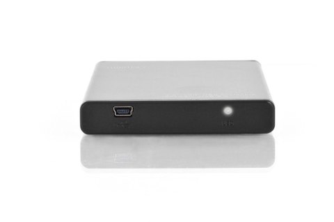 Obudowa zewnętrzna USB 2.0 na dysk SSD/HDD 2.5" SATA II, 9.5/7.5mm, aluminiowa