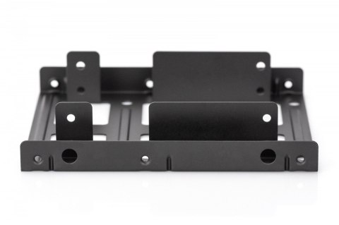 Ramka montażowa/Adapter SSD/HDD 2x 2.5" do 3.5" (ATA, SATA, SSD) metalowa ,zestaw, czarna Ramka montażowa/Adapter SSD/HDD 2x 2.5" do 3.5" (ATA, SATA, SSD) metalowa ,zestaw, czarna